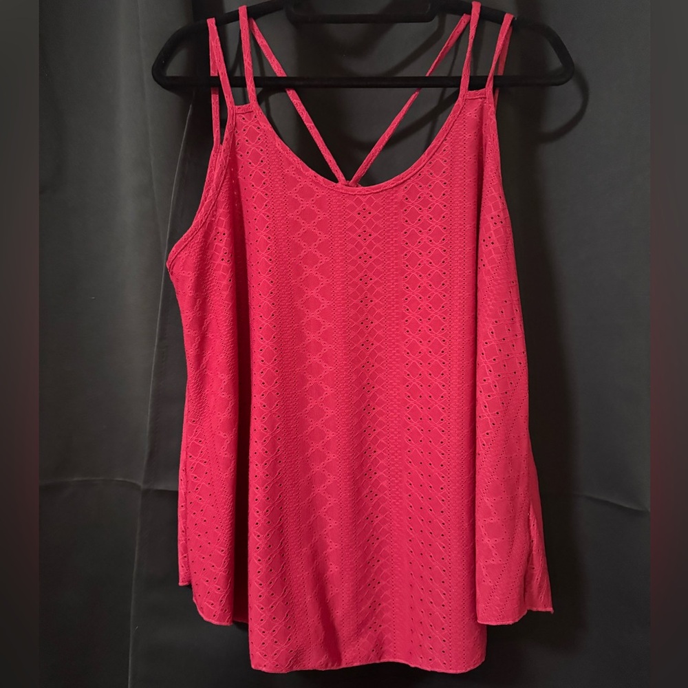 SHEIN Vibrant Red Camisole Top